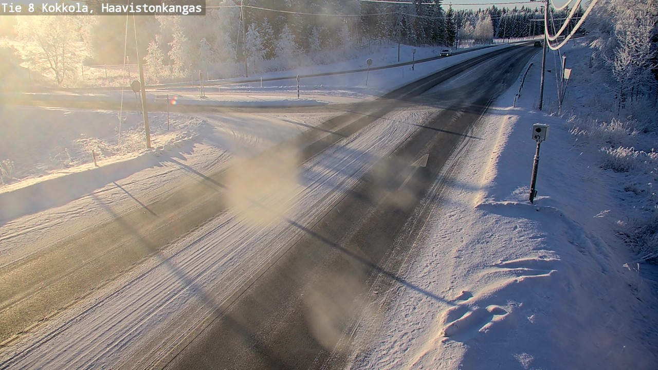 Weather Camera Image Väg 8 Karleby, Haavistonkangas, Kokkola, Keski-Pohjanmaa