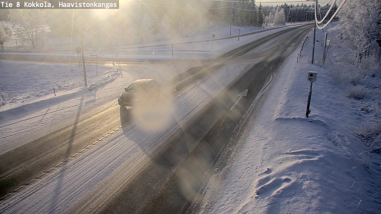 Weather Camera Image Road 8 Kokkola, Haavistonkangas, Kokkola, Keski-Pohjanmaa