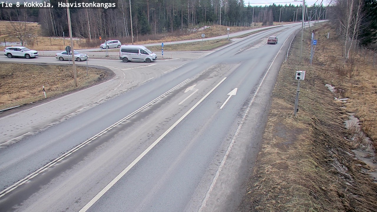 Weather Camera Image Väg 8 Karleby, Haavistonkangas, Kokkola, Keski-Pohjanmaa