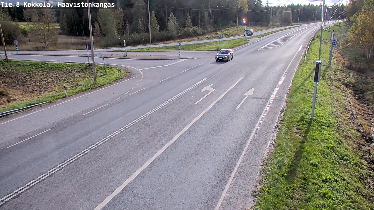 Weather Camera Image Road 8 Kokkola, Haavistonkangas, Kokkola, Keski-Pohjanmaa