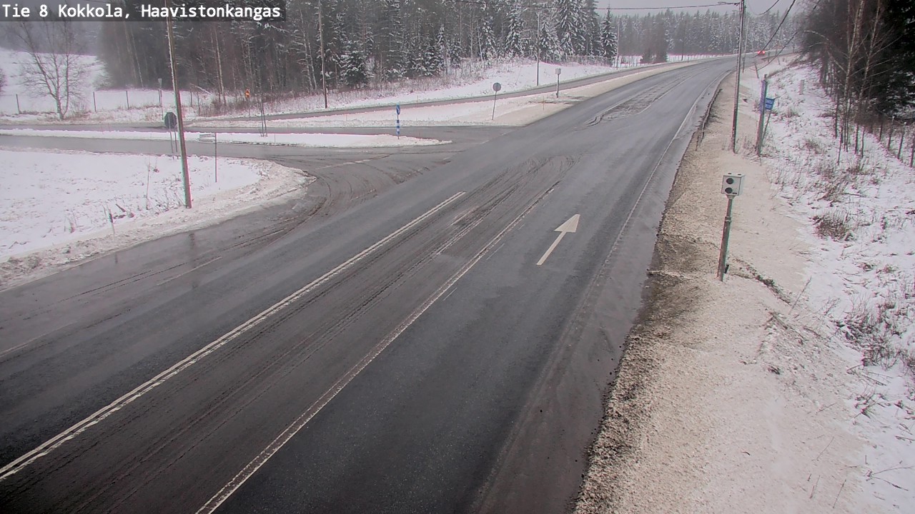 Weather Camera Image Väg 8 Karleby, Haavistonkangas, Kokkola, Keski-Pohjanmaa