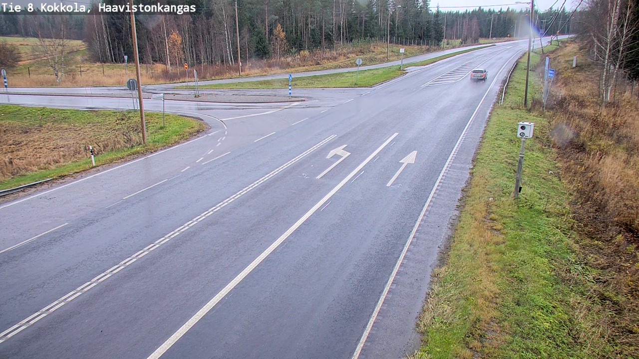 Weather Camera Image Road 8 Kokkola, Haavistonkangas, Kokkola, Keski-Pohjanmaa