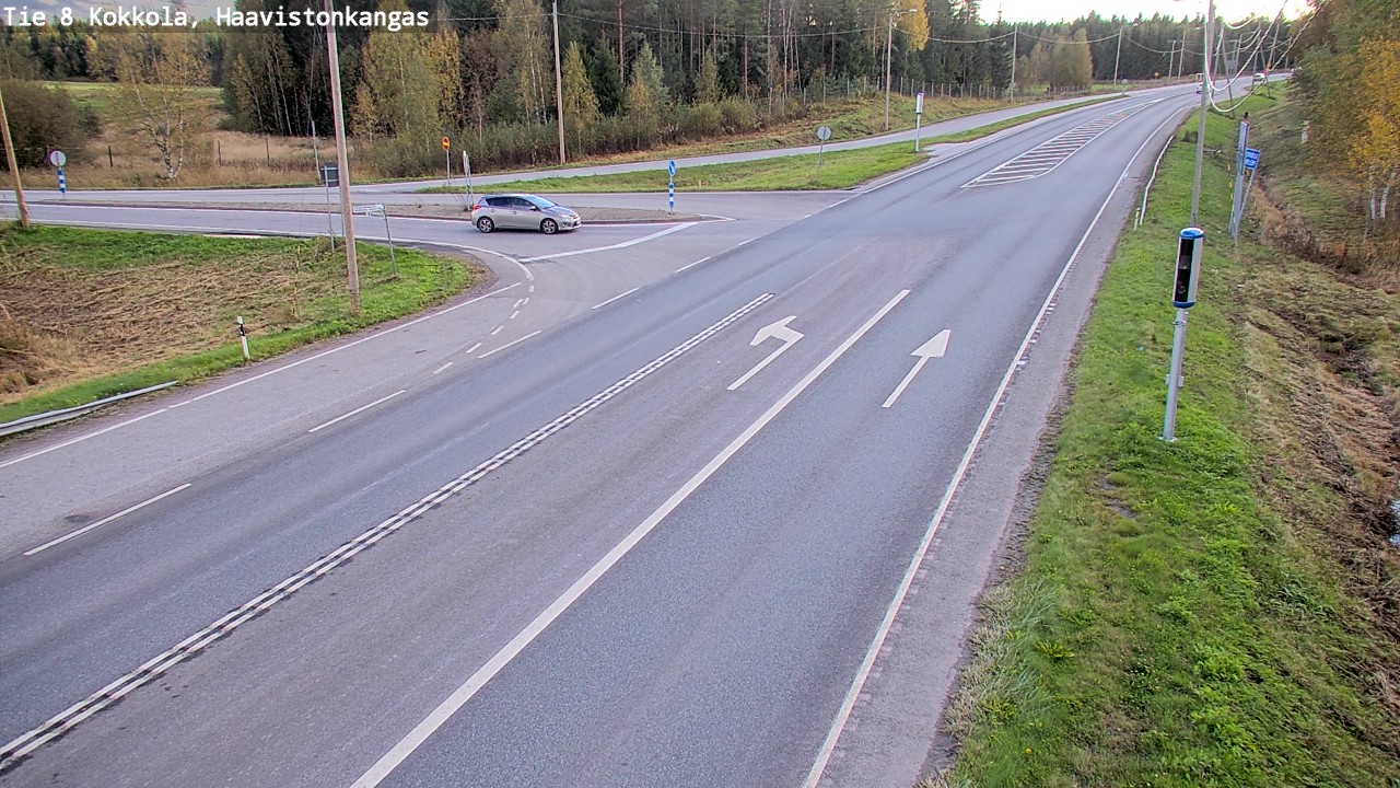 Weather Camera Image Road 8 Kokkola, Haavistonkangas, Kokkola, Keski-Pohjanmaa