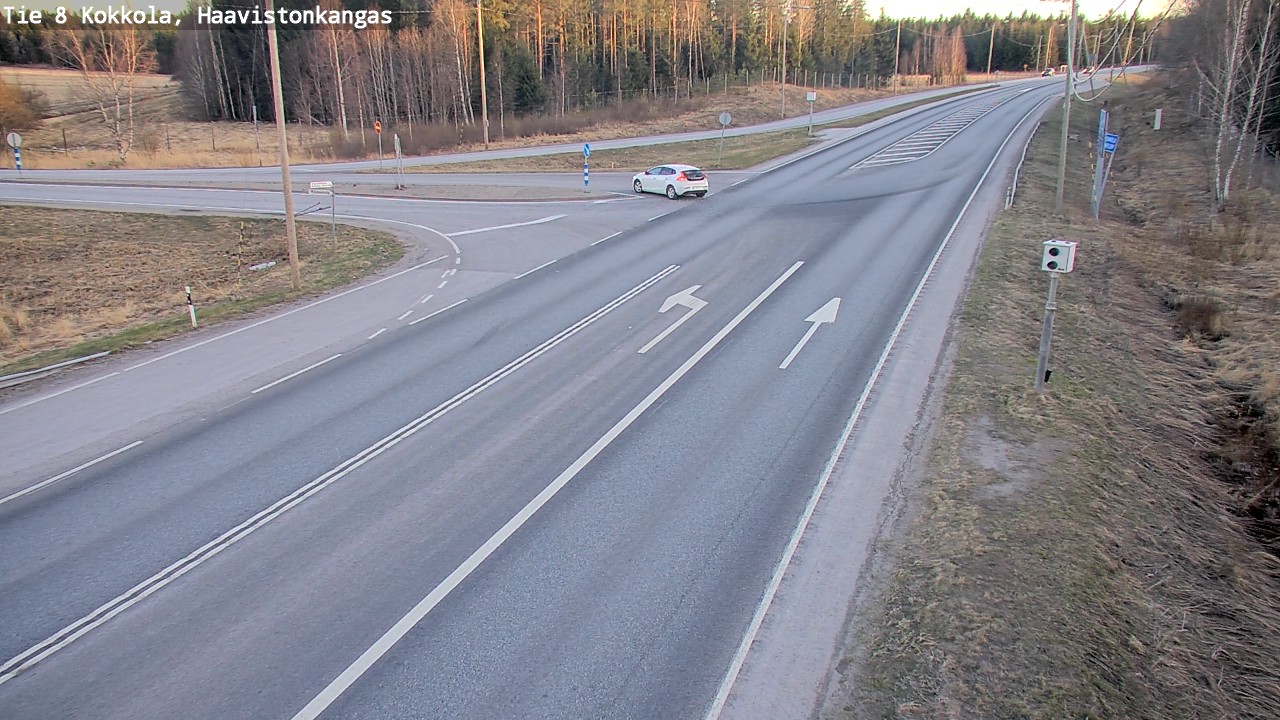 Weather Camera Image Road 8 Kokkola, Haavistonkangas, Kokkola, Keski-Pohjanmaa