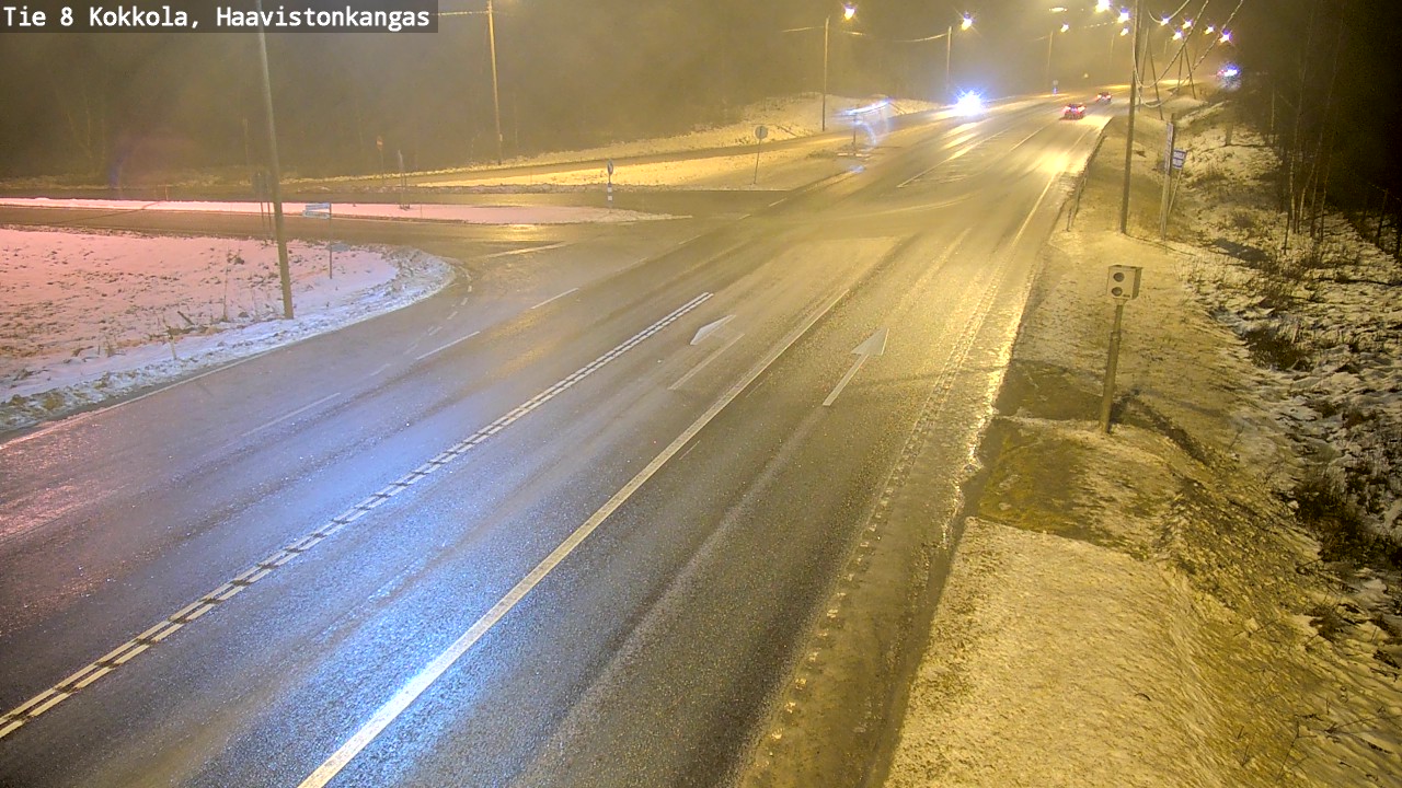 Weather Camera Image Väg 8 Karleby, Haavistonkangas, Kokkola, Keski-Pohjanmaa