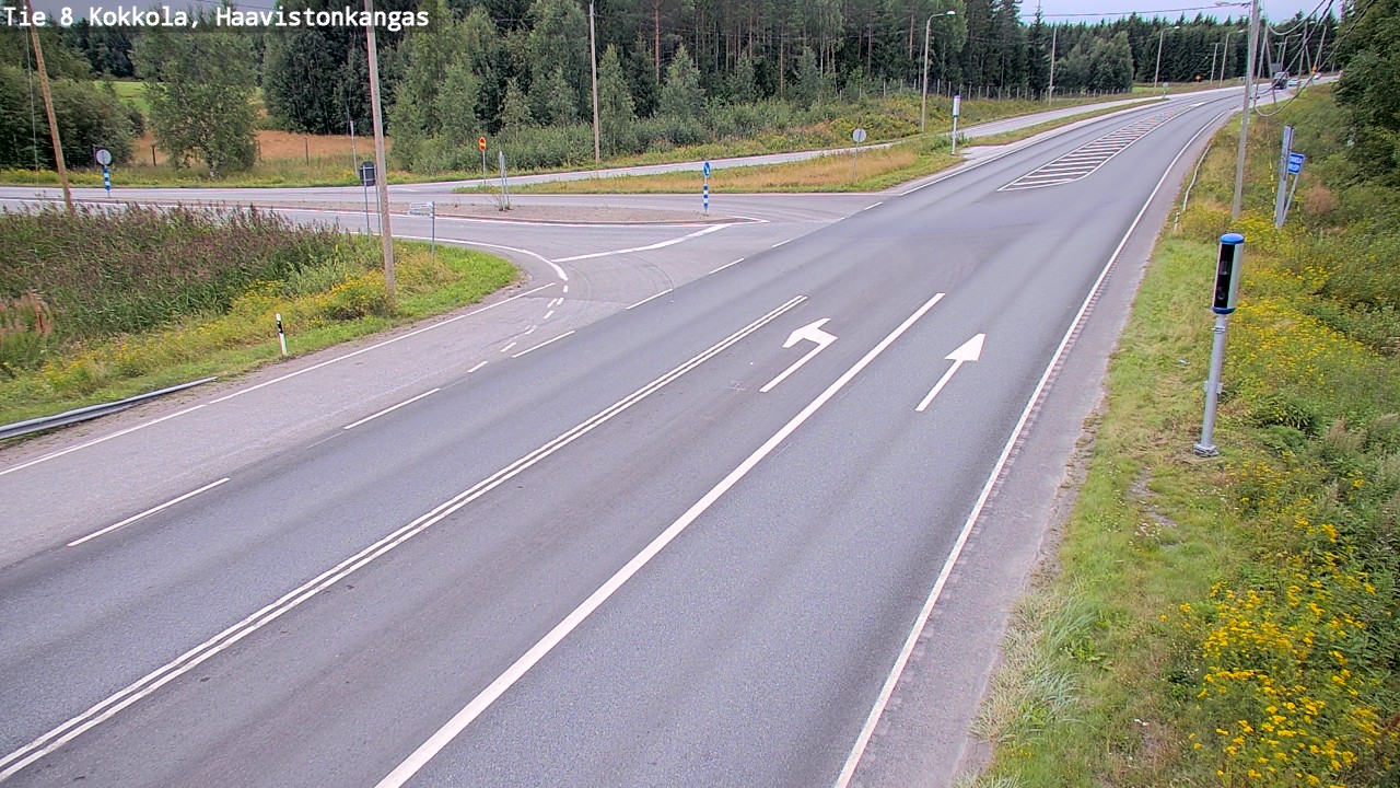 Weather Camera Image Road 8 Kokkola, Haavistonkangas, Kokkola, Keski-Pohjanmaa