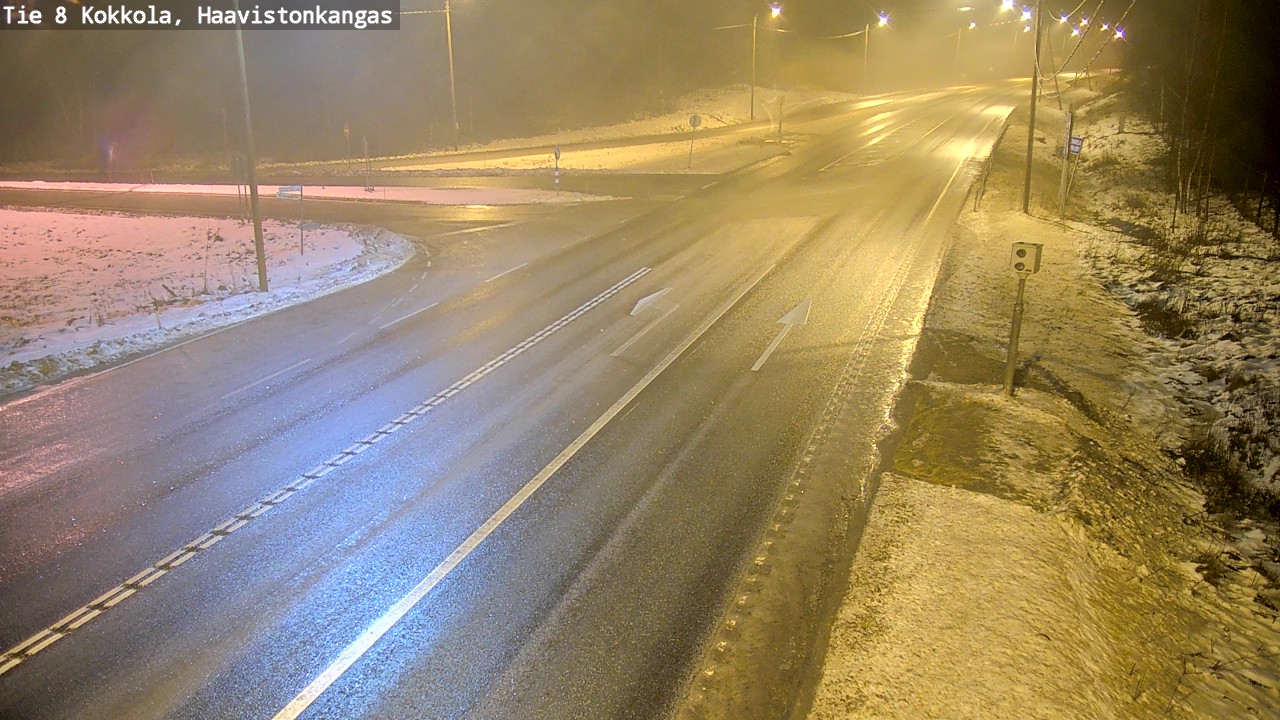 Weather Camera Image Väg 8 Karleby, Haavistonkangas, Kokkola, Keski-Pohjanmaa