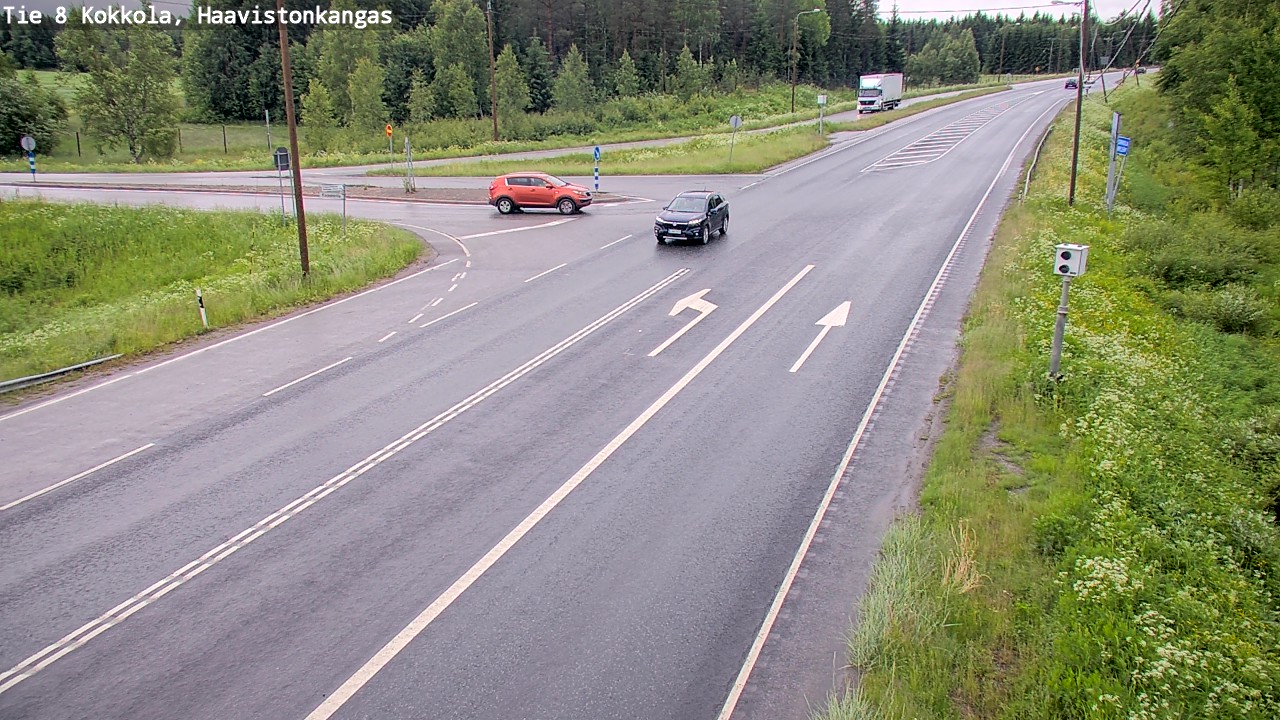 Weather Camera Image Väg 8 Karleby, Haavistonkangas, Kokkola, Keski-Pohjanmaa