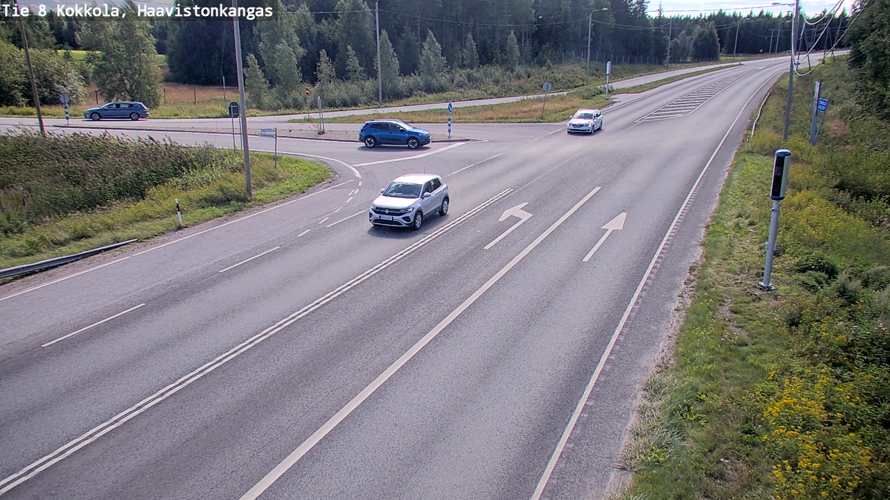 Weather Camera Image Väg 8 Karleby, Haavistonkangas, Kokkola, Keski-Pohjanmaa