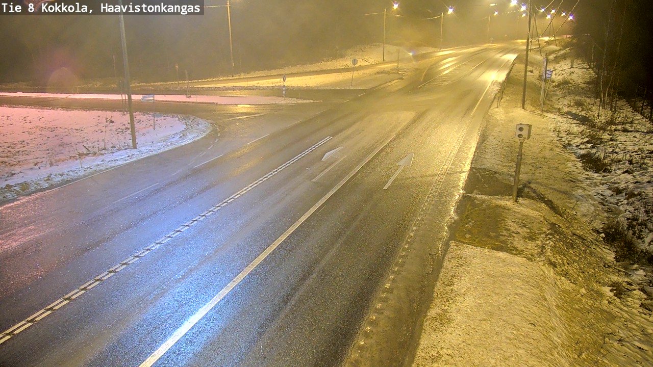 Weather Camera Image Väg 8 Karleby, Haavistonkangas, Kokkola, Keski-Pohjanmaa