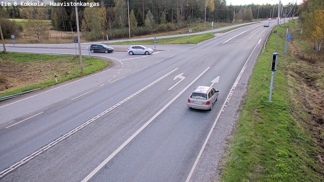 Weather Camera Image Road 8 Kokkola, Haavistonkangas, Kokkola, Keski-Pohjanmaa