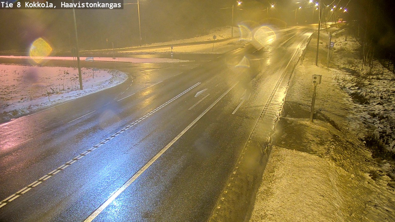 Weather Camera Image Väg 8 Karleby, Haavistonkangas, Kokkola, Keski-Pohjanmaa