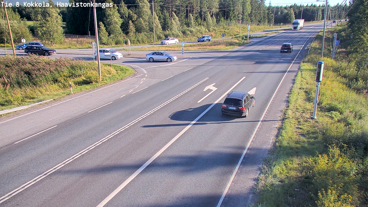 Weather Camera Image Väg 8 Karleby, Haavistonkangas, Kokkola, Keski-Pohjanmaa