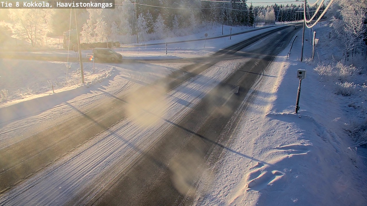 Weather Camera Image Väg 8 Karleby, Haavistonkangas, Kokkola, Keski-Pohjanmaa