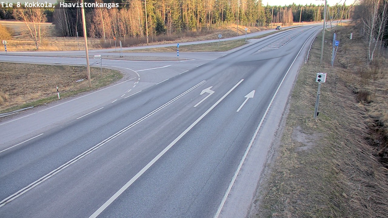Weather Camera Image Road 8 Kokkola, Haavistonkangas, Kokkola, Keski-Pohjanmaa