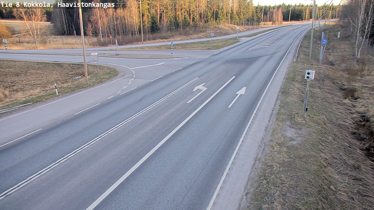 Weather Camera Image Road 8 Kokkola, Haavistonkangas, Kokkola, Keski-Pohjanmaa