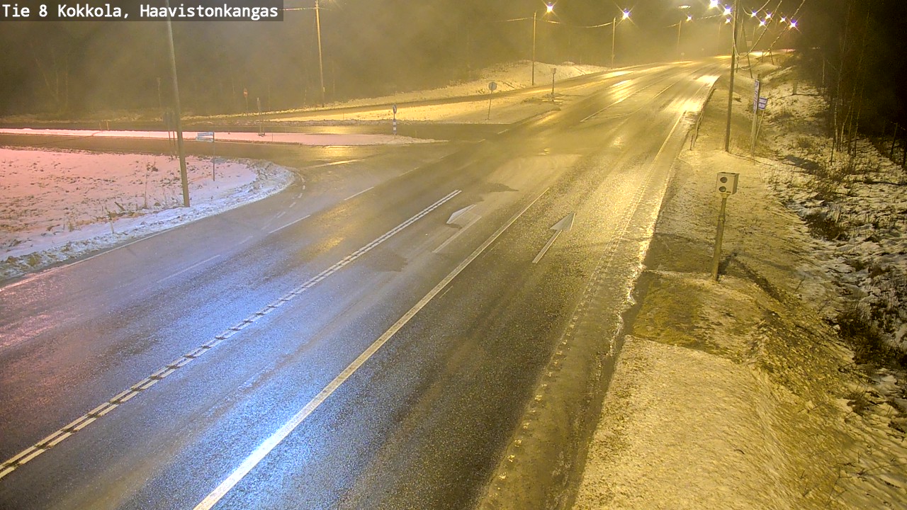 Weather Camera Image Väg 8 Karleby, Haavistonkangas, Kokkola, Keski-Pohjanmaa