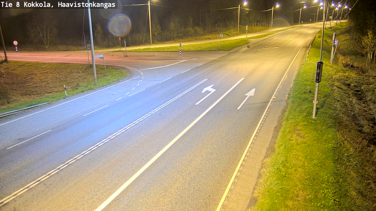 Weather Camera Image Road 8 Kokkola, Haavistonkangas, Kokkola, Keski-Pohjanmaa