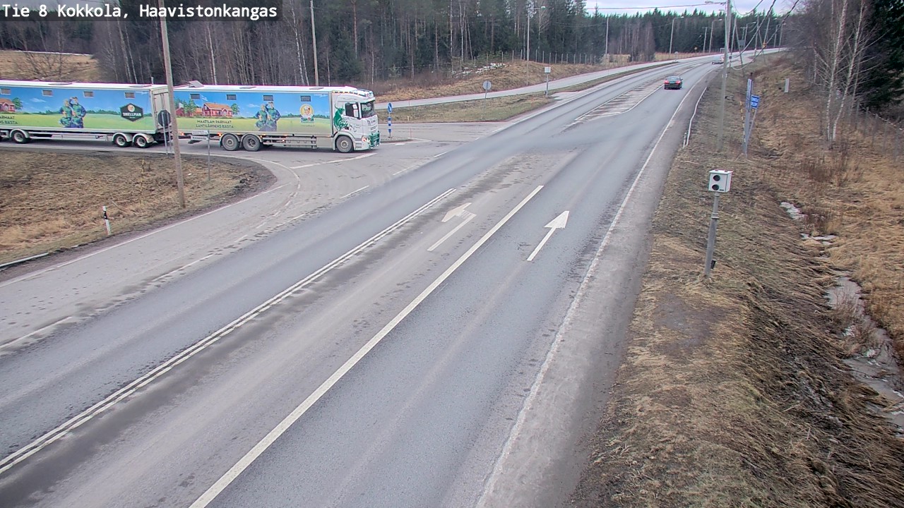 Weather Camera Image Road 8 Kokkola, Haavistonkangas, Kokkola, Keski-Pohjanmaa
