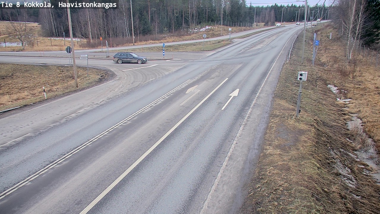 Weather Camera Image Väg 8 Karleby, Haavistonkangas, Kokkola, Keski-Pohjanmaa