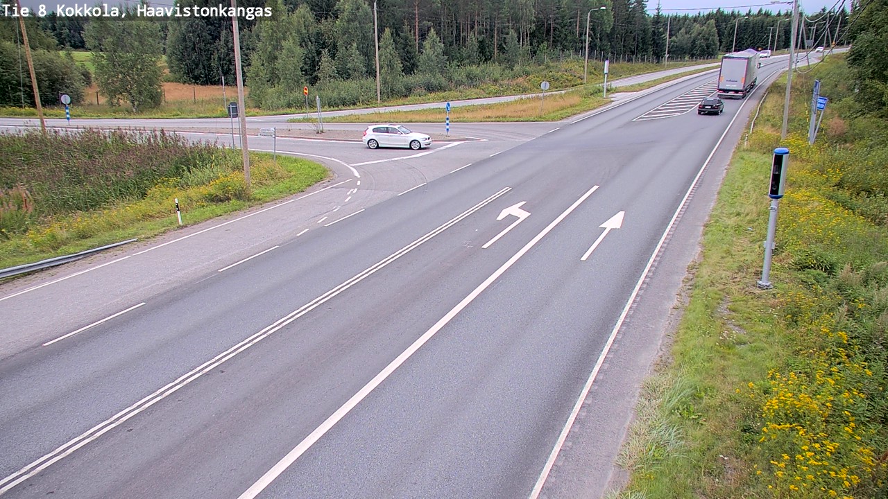 Weather Camera Image Road 8 Kokkola, Haavistonkangas, Kokkola, Keski-Pohjanmaa