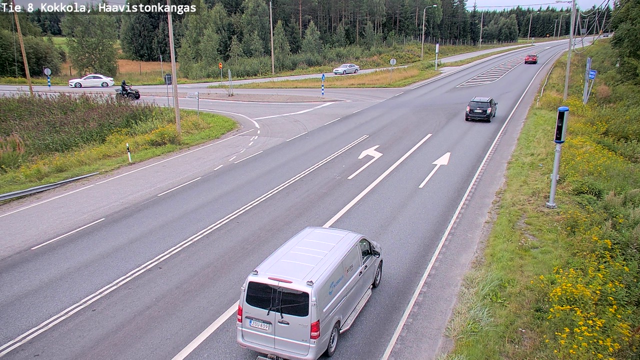 Weather Camera Image Road 8 Kokkola, Haavistonkangas, Kokkola, Keski-Pohjanmaa