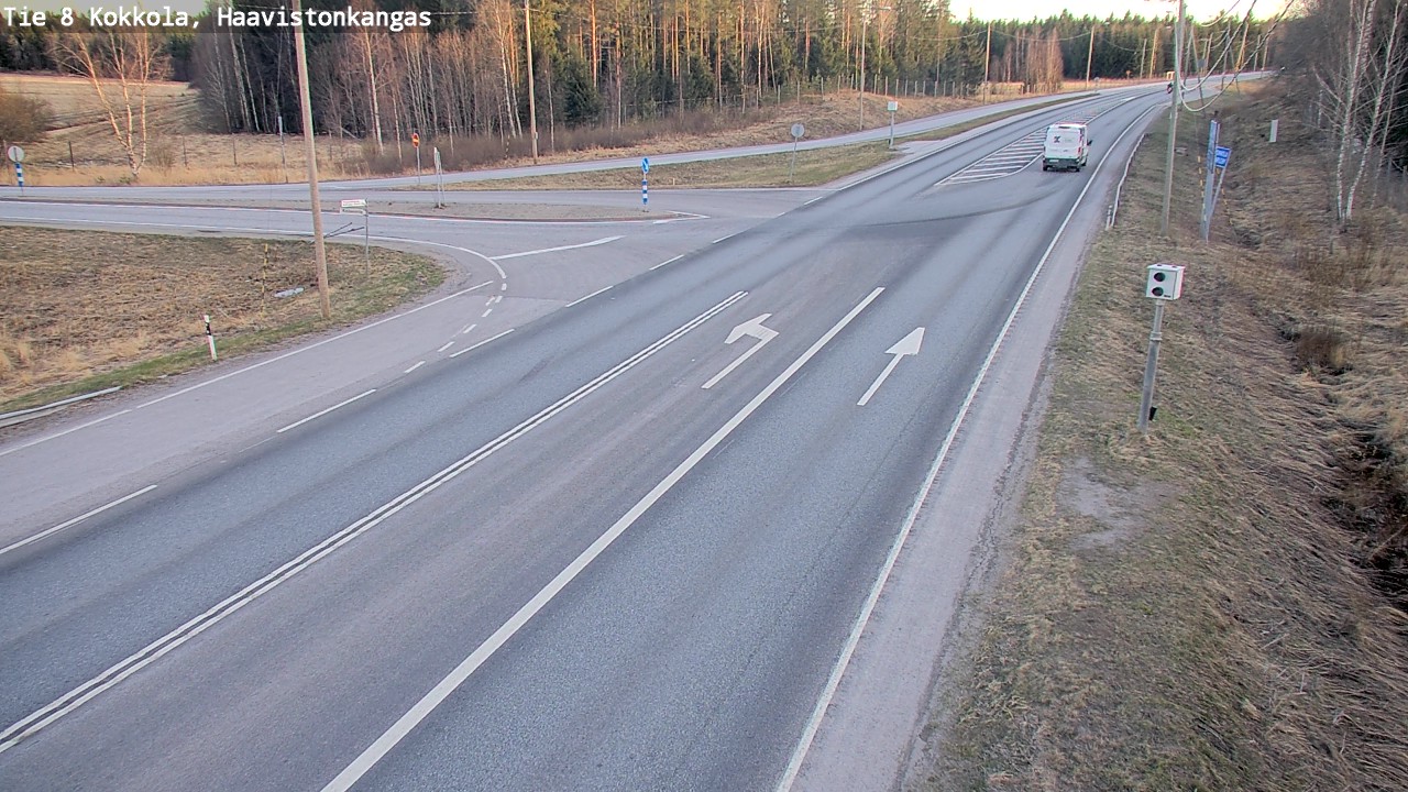 Weather Camera Image Road 8 Kokkola, Haavistonkangas, Kokkola, Keski-Pohjanmaa