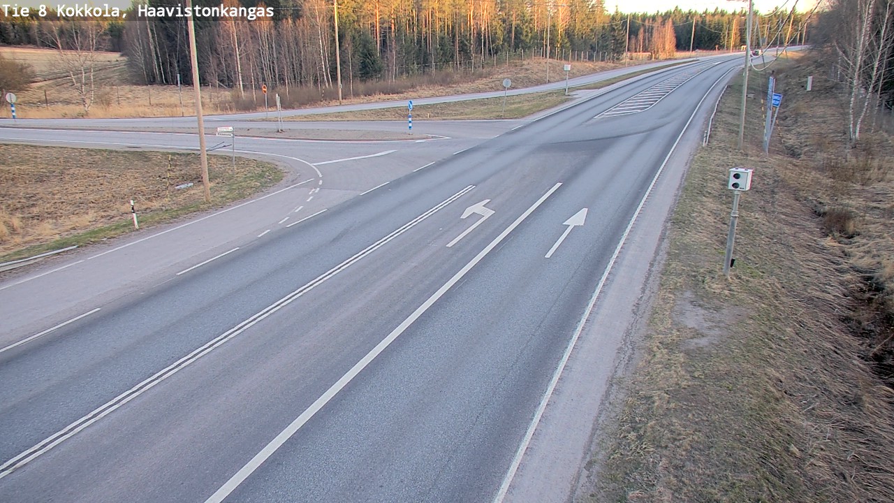 Weather Camera Image Road 8 Kokkola, Haavistonkangas, Kokkola, Keski-Pohjanmaa