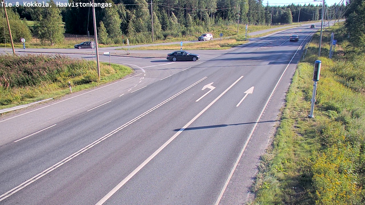 Weather Camera Image Väg 8 Karleby, Haavistonkangas, Kokkola, Keski-Pohjanmaa