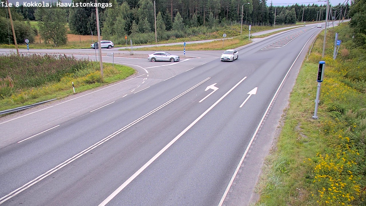 Weather Camera Image Road 8 Kokkola, Haavistonkangas, Kokkola, Keski-Pohjanmaa
