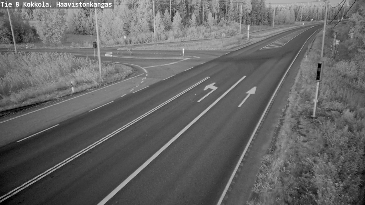 Weather Camera Image Väg 8 Karleby, Haavistonkangas, Kokkola, Keski-Pohjanmaa