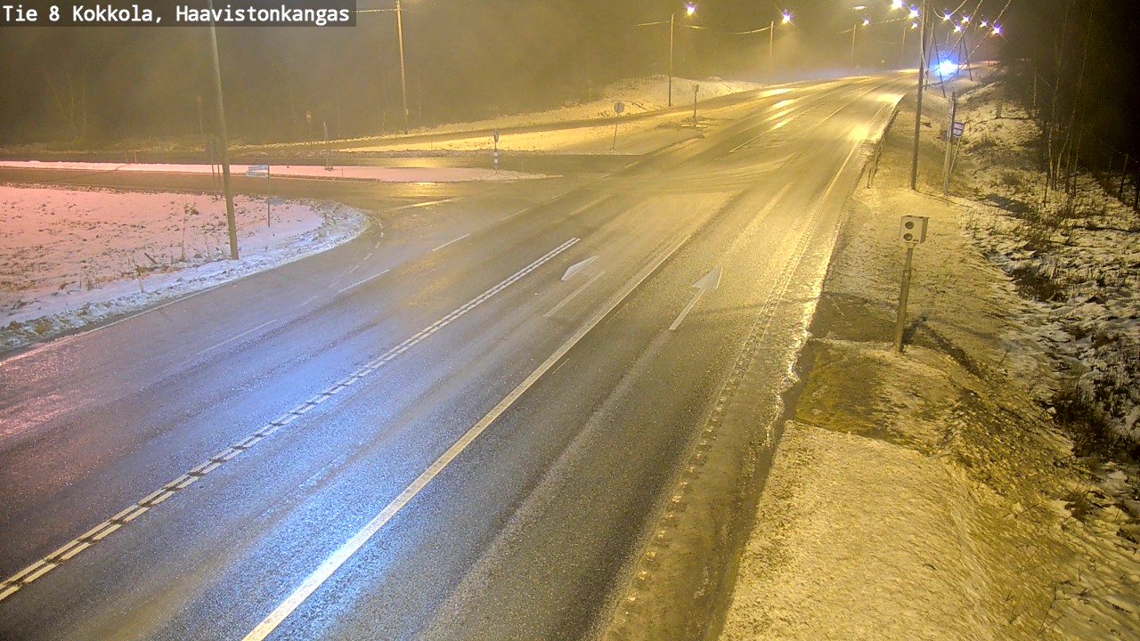 Weather Camera Image Väg 8 Karleby, Haavistonkangas, Kokkola, Keski-Pohjanmaa