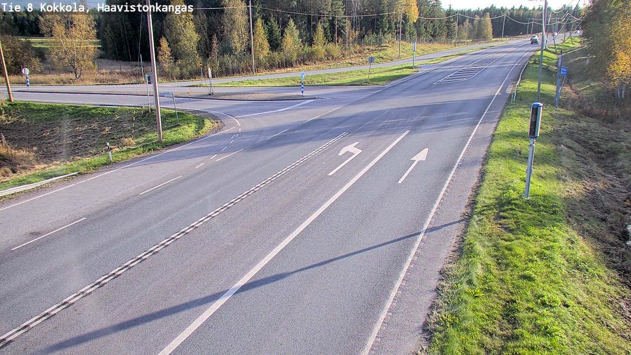 Weather Camera Image Road 8 Kokkola, Haavistonkangas, Kokkola, Keski-Pohjanmaa