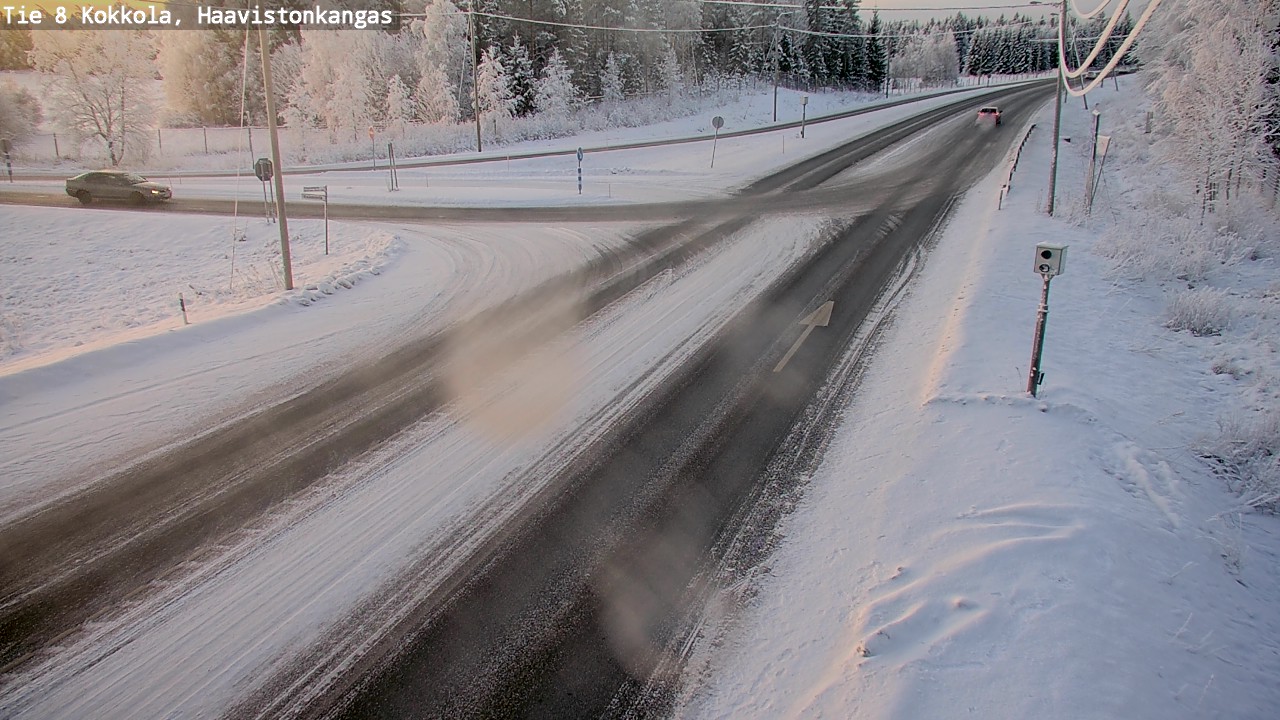 Weather Camera Image Väg 8 Karleby, Haavistonkangas, Kokkola, Keski-Pohjanmaa