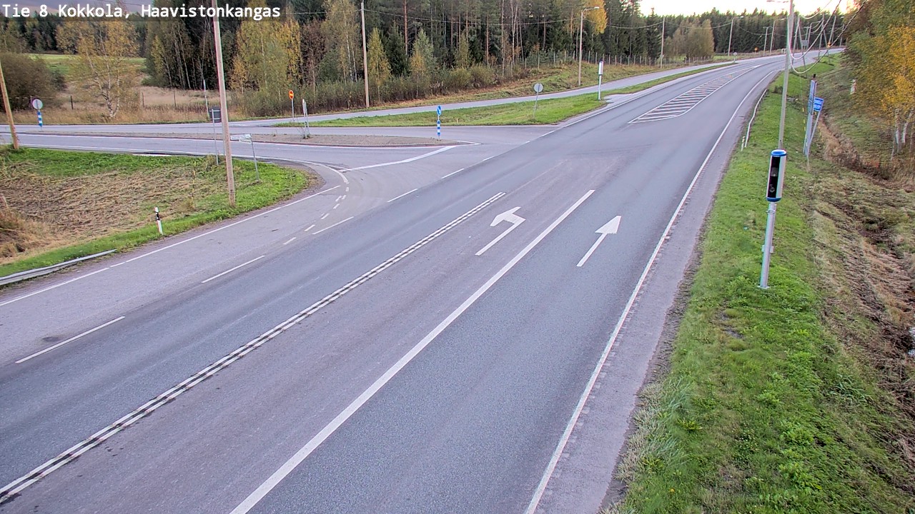 Weather Camera Image Road 8 Kokkola, Haavistonkangas, Kokkola, Keski-Pohjanmaa
