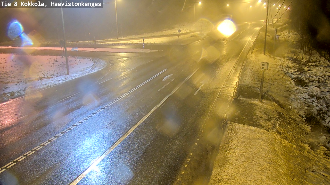 Weather Camera Image Väg 8 Karleby, Haavistonkangas, Kokkola, Keski-Pohjanmaa