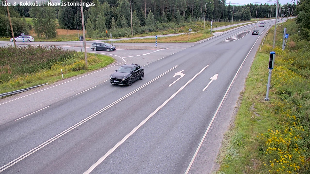 Weather Camera Image Väg 8 Karleby, Haavistonkangas, Kokkola, Keski-Pohjanmaa