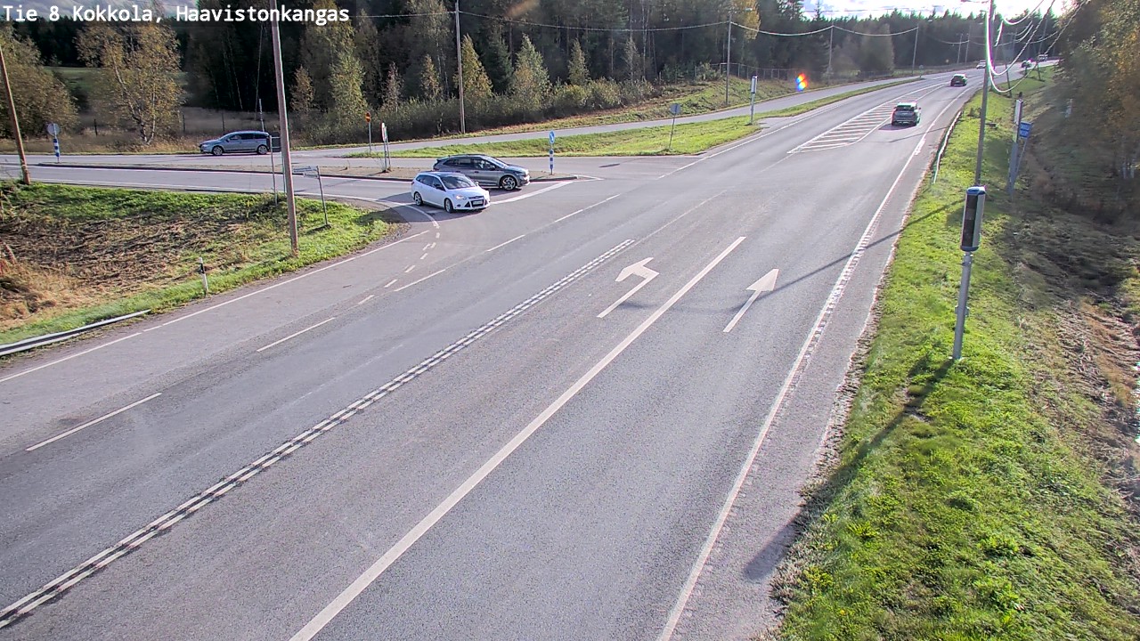 Weather Camera Image Road 8 Kokkola, Haavistonkangas, Kokkola, Keski-Pohjanmaa