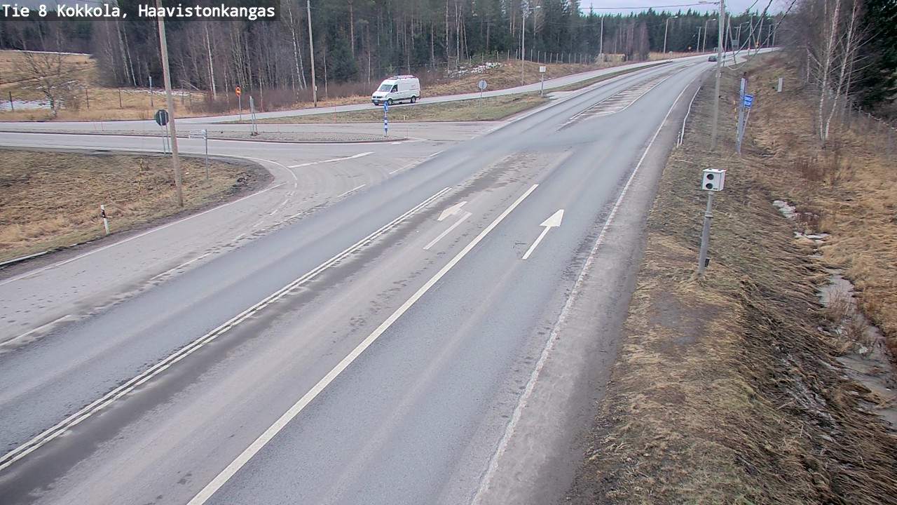 Weather Camera Image Väg 8 Karleby, Haavistonkangas, Kokkola, Keski-Pohjanmaa