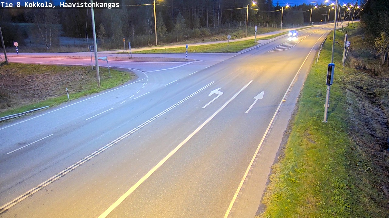 Weather Camera Image Road 8 Kokkola, Haavistonkangas, Kokkola, Keski-Pohjanmaa