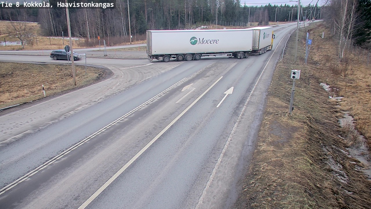Weather Camera Image Väg 8 Karleby, Haavistonkangas, Kokkola, Keski-Pohjanmaa