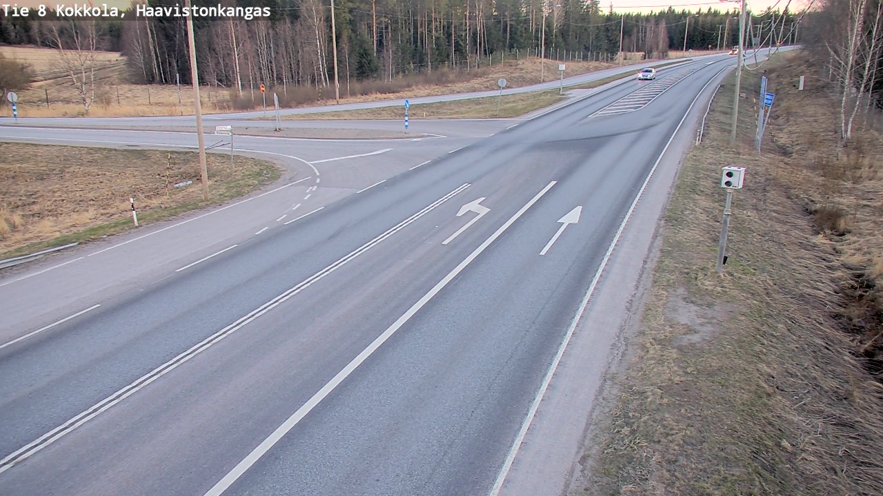 Weather Camera Image Road 8 Kokkola, Haavistonkangas, Kokkola, Keski-Pohjanmaa