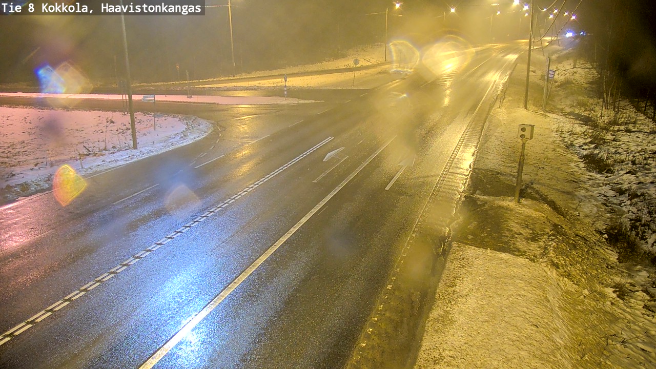 Weather Camera Image Väg 8 Karleby, Haavistonkangas, Kokkola, Keski-Pohjanmaa