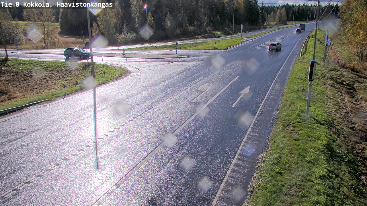 Weather Camera Image Road 8 Kokkola, Haavistonkangas, Kokkola, Keski-Pohjanmaa