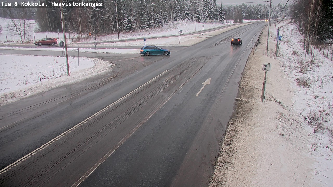 Weather Camera Image Väg 8 Karleby, Haavistonkangas, Kokkola, Keski-Pohjanmaa