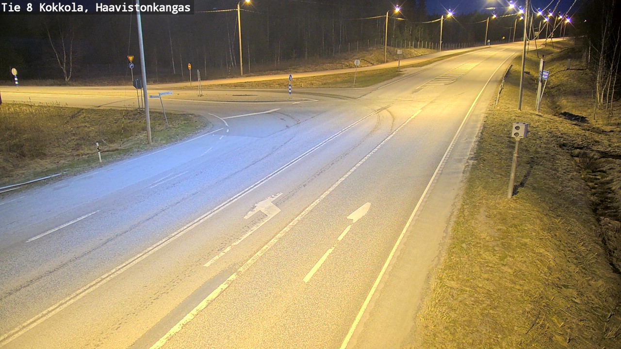 Weather Camera Image Road 8 Kokkola, Haavistonkangas, Kokkola, Keski-Pohjanmaa