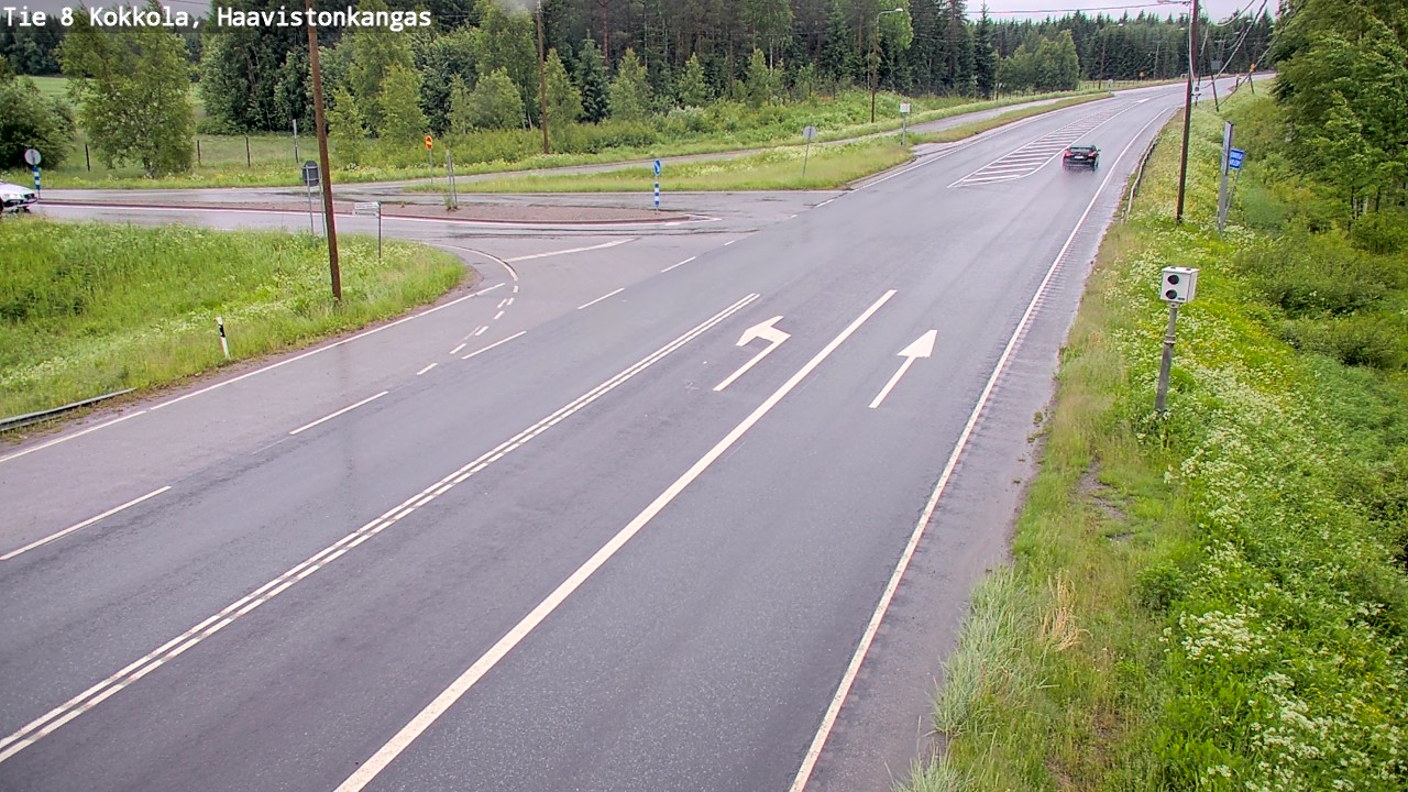Weather Camera Image Road 8 Kokkola, Haavistonkangas, Kokkola, Keski-Pohjanmaa