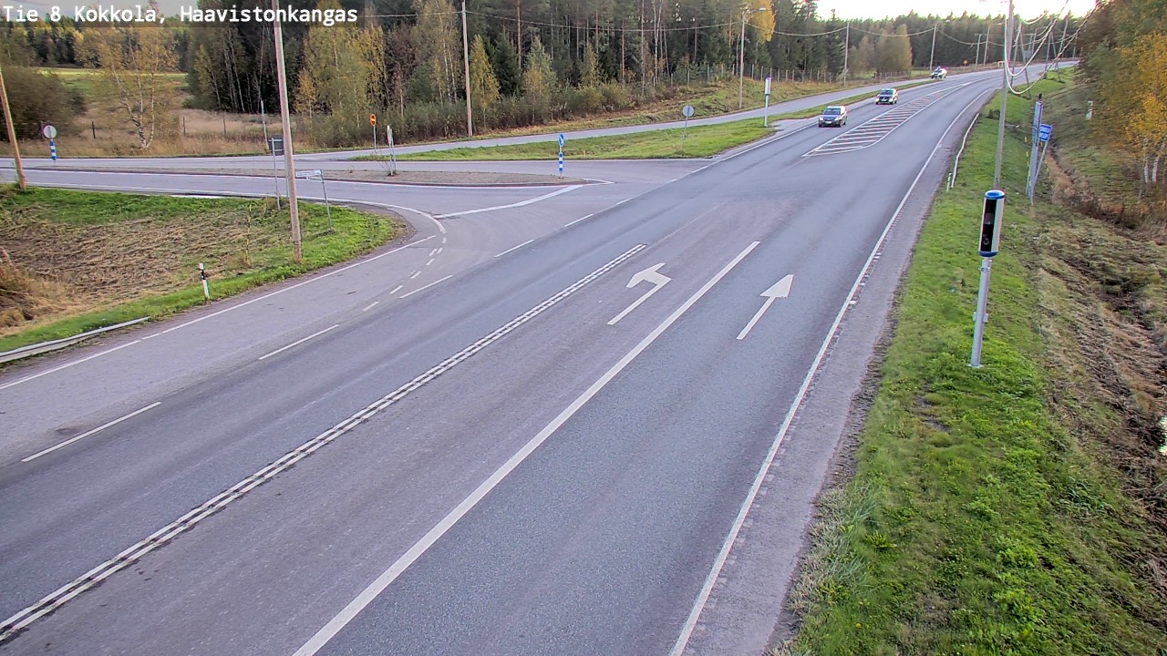 Weather Camera Image Road 8 Kokkola, Haavistonkangas, Kokkola, Keski-Pohjanmaa