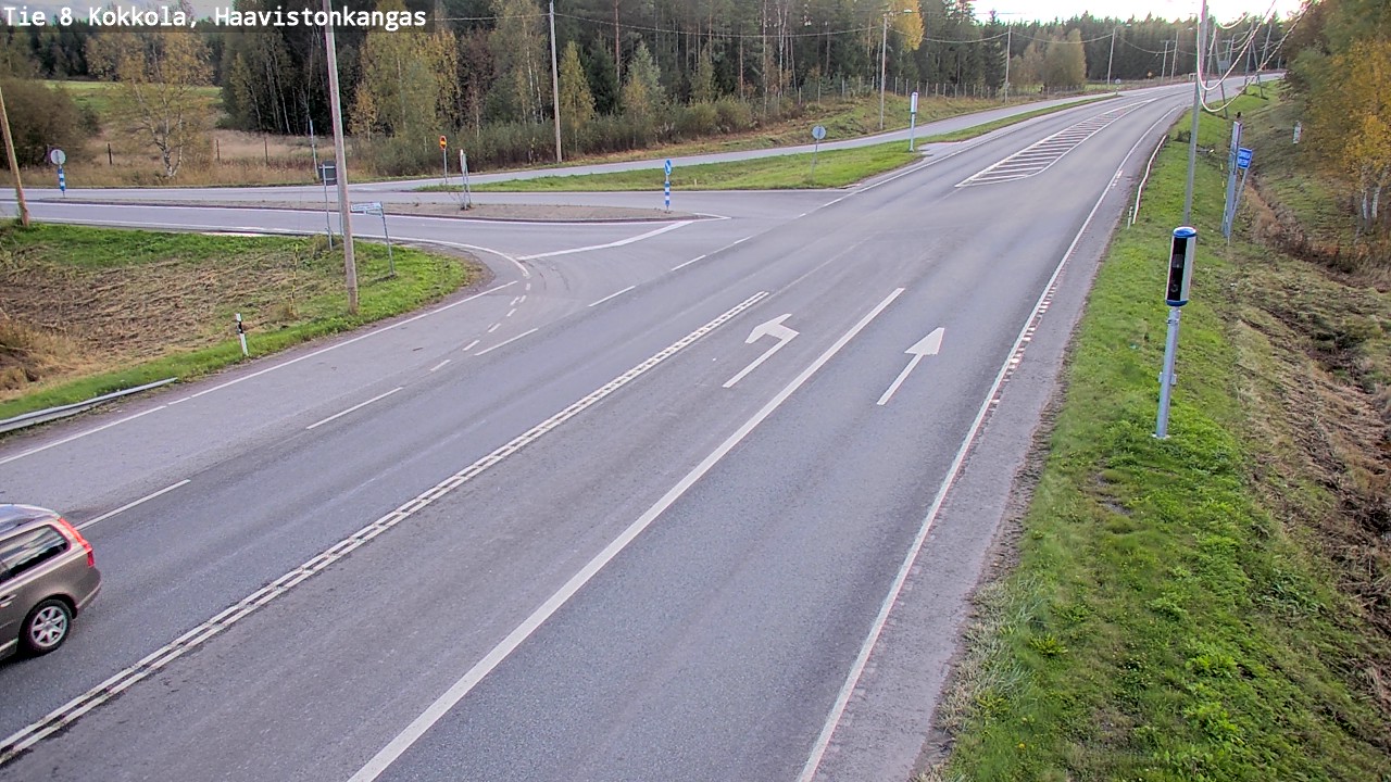Weather Camera Image Road 8 Kokkola, Haavistonkangas, Kokkola, Keski-Pohjanmaa