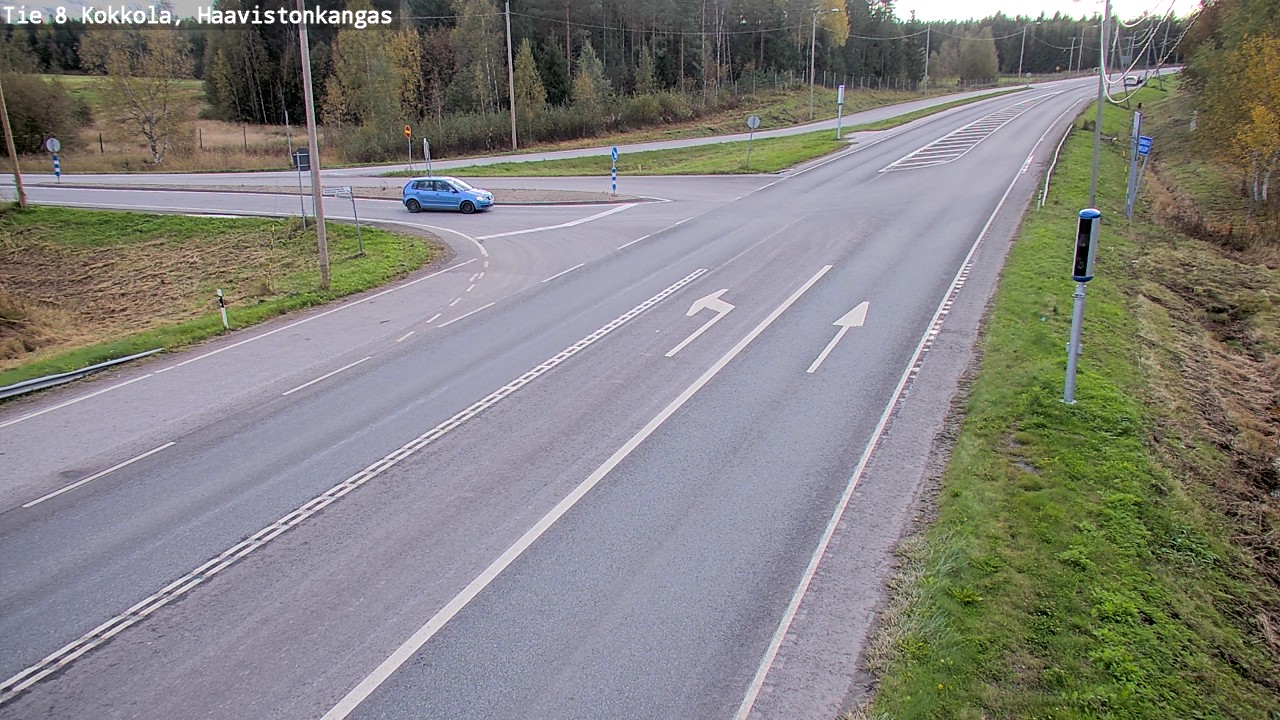 Weather Camera Image Road 8 Kokkola, Haavistonkangas, Kokkola, Keski-Pohjanmaa